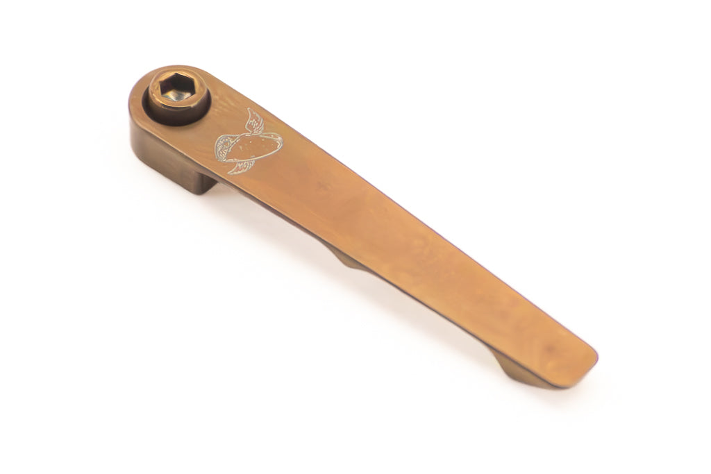 Machined 17-4 stainless steel El Burrito pocket clip